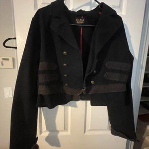 POLO jeans solider blue/black jean jacket